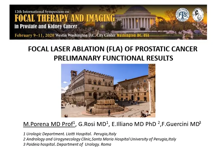 Focal laser ablation of prostatic cancer